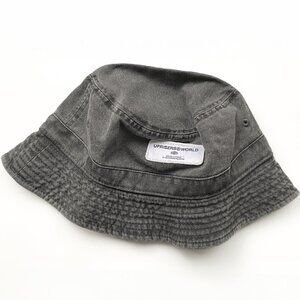 UPRISERS Grey Wash Cotton Bucket Hat